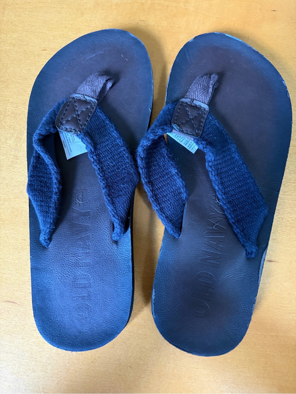 Kids Navy Blue Flip Flop Sandals - old navy